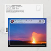 UNESCO WHS - Hawaii Volcanoes National Park Briefkaart (Voorkant / Achterkant)