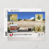 UNESCO WHS - Head-Smashed-In Buffalo Jump Briefkaart (Voorkant / Achterkant)