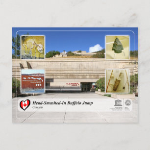 UNESCO WHS - Head-Smashed-In Buffalo Jump Briefkaart
