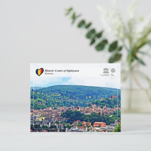 UNESCO WHS - Historisch centrum van Sighisoara Briefkaart (Staand voorkant)
