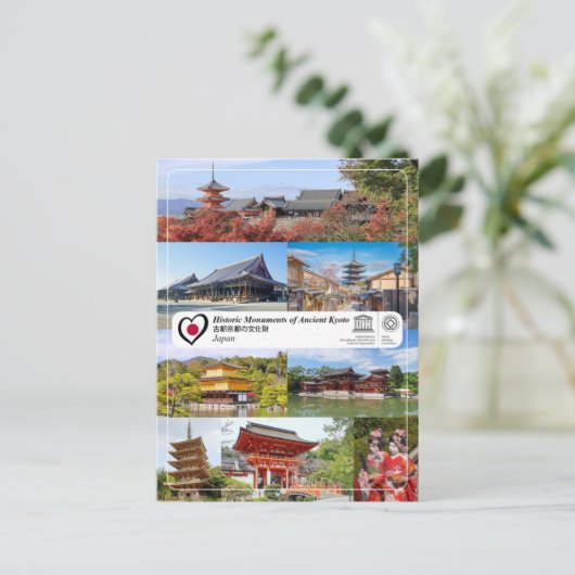 UNESCO WHS - Historische monumenten van het oude K Briefkaart (Staand voorkant)