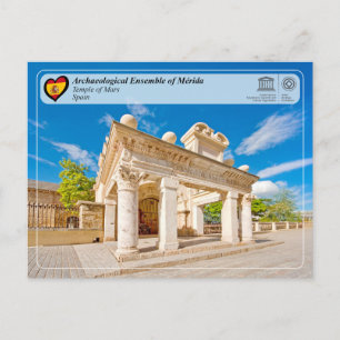 UNESCO WHS - Hornito - Mars-tempel in Mérida Briefkaart
