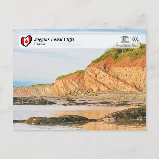 UNESCO WHS - Joggins Fossil Cliffs Briefkaart (Voorkant)