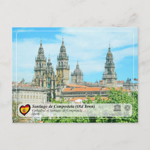UNESCO WHS - Kathedraal van Santiago de Compostela Briefkaart