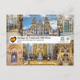 UNESCO WHS - Kathedraal van Santiago de Compostela Briefkaart
