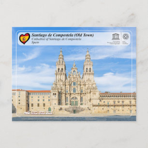 UNESCO WHS - Kathedraal van Santiago de Compostela Briefkaart