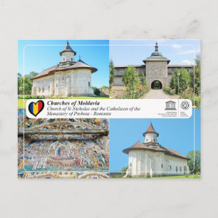 UNESCO WHS - Kkerken van Moldavië - Probota Briefkaart