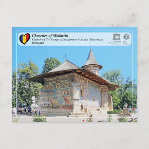 UNESCO WHS - Kkerken van Moldavië - Voronet Briefkaart