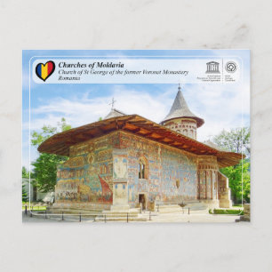 UNESCO WHS - Kkerken van Moldavië - Voronet Briefkaart