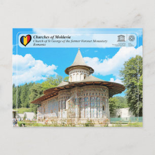 UNESCO WHS - Kkerken van Moldavië - Voronet Briefkaart