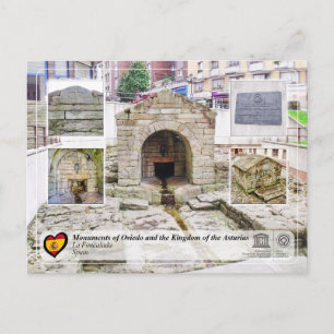 UNESCO WHS - La Fuente de Foncalada Briefkaart