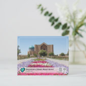 UNESCO WHS - Mausoleum van Khoja Ahmed Yasawi Briefkaart (Staand voorkant)
