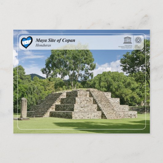 UNESCO WHS - Maya Site of Copan Briefkaart (Voorkant)