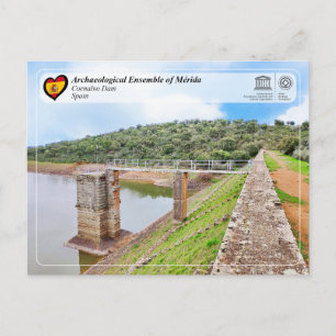 UNESCO - WHS - Mérida - Cornalvo Dam Briefkaart