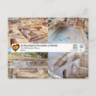 UNESCO - WHS - Mérida - Het Mithraeum-huis Briefkaart