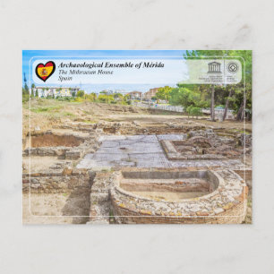 UNESCO - WHS - Mérida - Het Mithraeum-huis Briefkaart