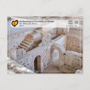 UNESCO - WHS - Mérida - Het Mithraeum-huis Briefkaart