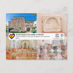 UNESCO WHS - Mérida - Kerk van Santa Clara Briefkaart