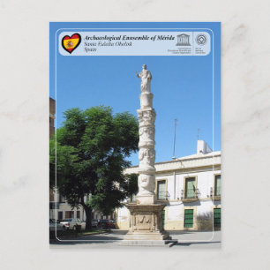 UNESCO WHS - Mérida - Obelisk van Santa Eulalia Briefkaart