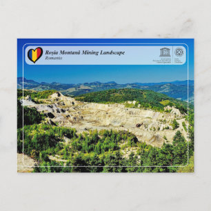 UNESCO WHS - Mijnbouwlandschap Roșia Montană Briefkaart