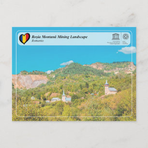 UNESCO WHS - Mijnbouwlandschap Roșia Montană Briefkaart