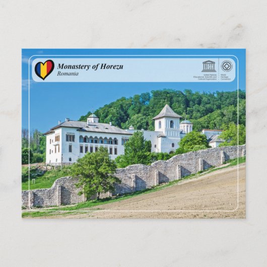 UNESCO WHS - Monastery of Horezu Postcard Briefkaart (Voorkant)