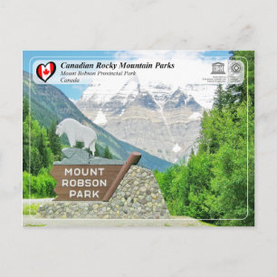 UNESCO WHS - Mount Robson Provincial Park Briefkaart