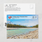 UNESCO WHS - Nationaal Park Jasper Briefkaart (Voorkant / Achterkant)