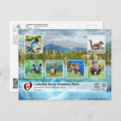 UNESCO WHS - Nationaal Park Jasper Briefkaart (Voorkant / Achterkant)