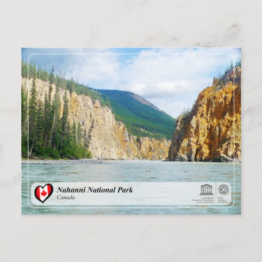 UNESCO WHS - Nationaal Park Nahanni Briefkaart (Voorkant)