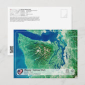 UNESCO WHS - Nationaal Park van de Olympische Spel Briefkaart (Voorkant / Achterkant)