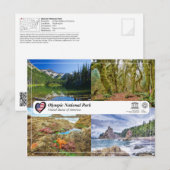 UNESCO WHS - Nationaal Park van de Olympische Spel Briefkaart (Voorkant / Achterkant)