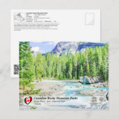 UNESCO WHS - Nationaal Park Yoho Briefkaart (Voorkant / Achterkant)