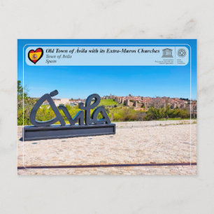 UNESCO WHS - Oude Stad van Ávila en zijn muren Briefkaart