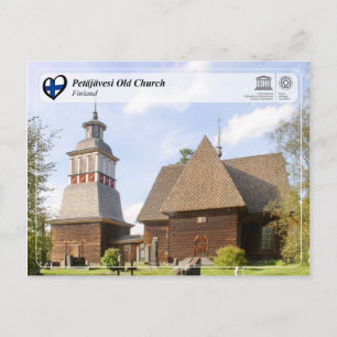 UNESCO WHS - Petäjävesi Old Church Briefkaart