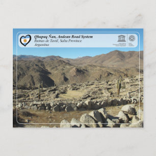 UNESCO WHS - Qhapaq Ñan, Andean Road System Briefkaart