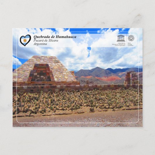 UNESCO WHS - Quebrada de Humahuaca Briefkaart (Voorkant)