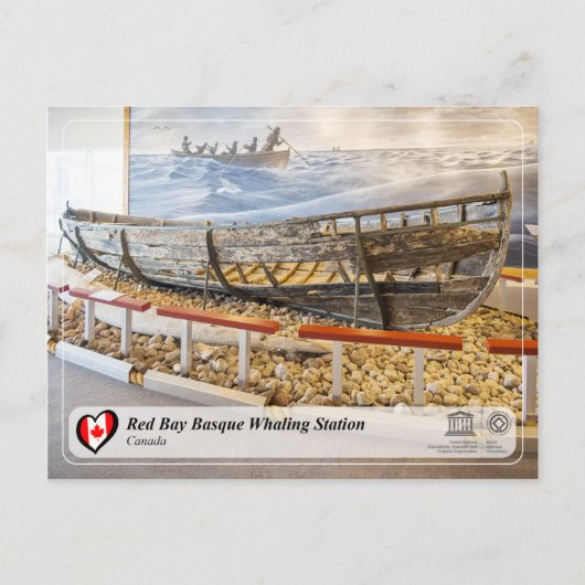 UNESCO WHS - Red Bay Basque Whaling Station Briefkaart (Voorkant)