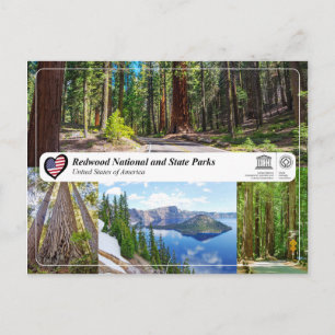 UNESCO WHS - Redwood National and State Parks Briefkaart