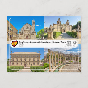 UNESCO WHS - Renaissance Ensembles van Úbeda Briefkaart