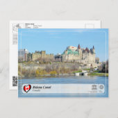 UNESCO WHS - Rideau Canal Briefkaart (Voorkant / Achterkant)