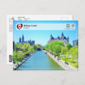 UNESCO WHS - Rideau Canal Briefkaart (Voorkant / Achterkant)
