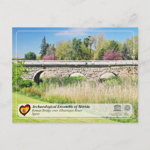 UNESCO WHS - Romeinse brug over de Albarregas rivi Briefkaart