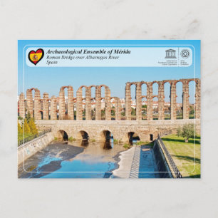 UNESCO WHS - Romeinse brug over de Albarregas rivi Briefkaart