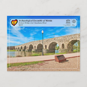 UNESCO WHS - Romeinse brug van Mérida Briefkaart