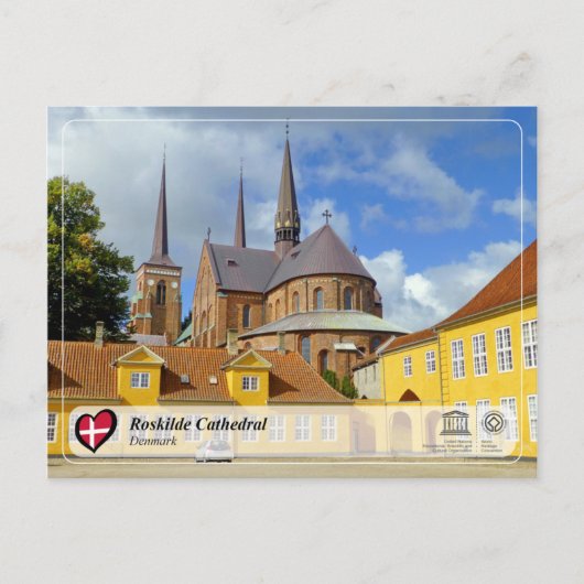 UNESCO WHS - Roskilde Cathedral Briefkaart (Voorkant)