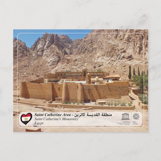 UNESCO WHS - Saint Catherine Area Briefkaart (Voorkant)