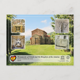 UNESCO WHS - Santa Cristina de Lena Briefkaart