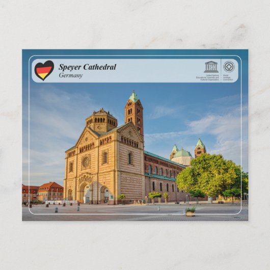UNESCO WHS - Speyer Cathedral Briefkaart (Voorkant)