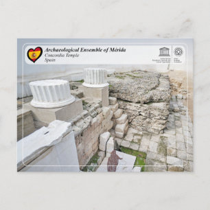 UNESCO WHS - Tempel van Concordia Briefkaart